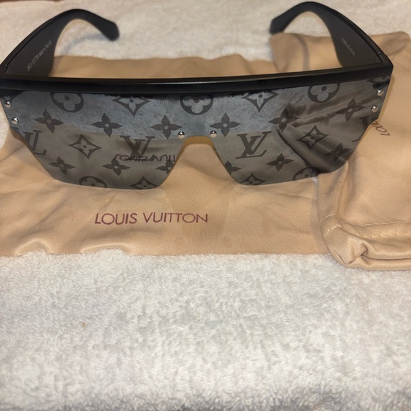 Louis Vuitton Other - LV Black and Gray Monogram Shield Sunglasses